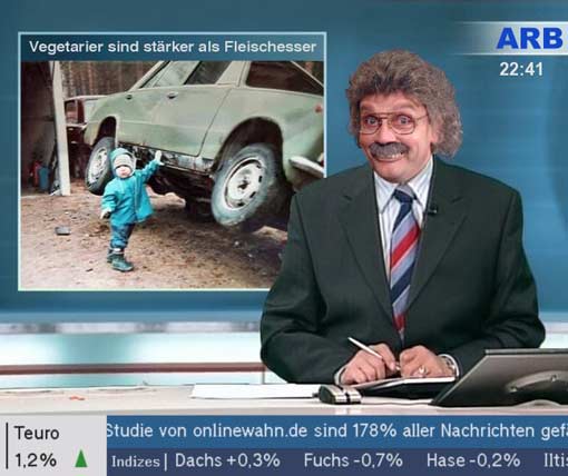 Nachrichtensendung von onlinewahn - Beispiel