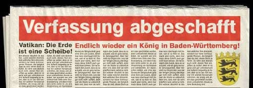 Beispiel: Zeitungsheadline