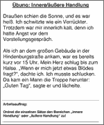 Vorschau: Folie innere-äußere-Handlung