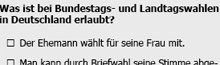 Ausschnitt der Einbürgerungs-Lernkarte zu Frage 133