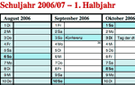Schuljahreskalender - Snipplet