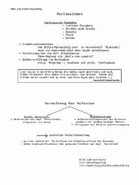 Arbeitsblatt Puritanismus Kolonisation USA