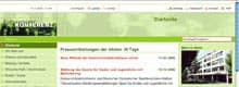 Screenshot, Ausschnitt: Neuer Webauftritt der Kultusministerkonferenz unter kmk.org, Stand 2009