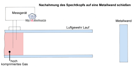 Druckluftgewehr Versuch