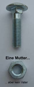 Mutter in der Technik