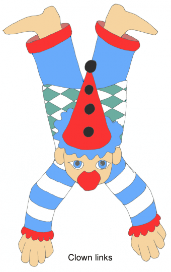 Vorlage Clown links