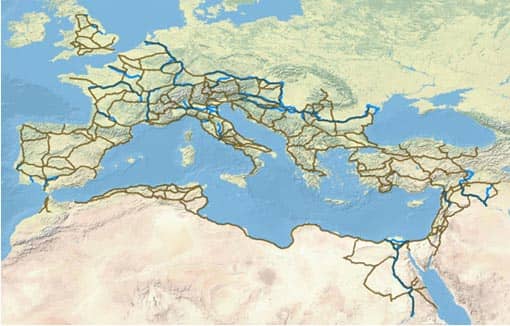 Projekt Orbis: Straßennetz im Römischen Reich