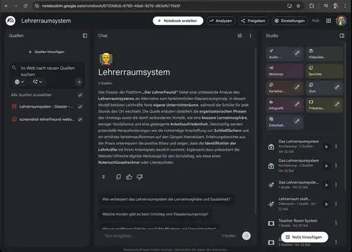 NotebookLM - Startseite