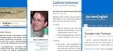Die drei Gewinner der Lehrerblog-2009-Abstimmung, Ausschnitt