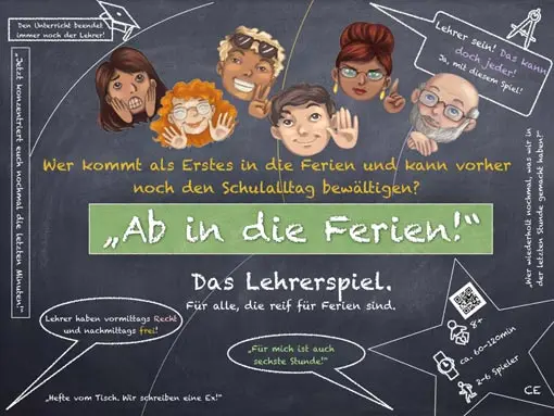 Verpackungsbild des Lehrerspiels »Ab in die Ferien!«
