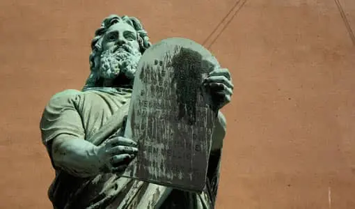Moses und die 10 Gebote