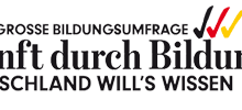 Ausschnitt: Logo der Bildungsumfrage 2011 Zukunft durch Bildung