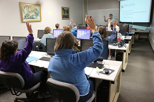 Unterricht im Computerraum