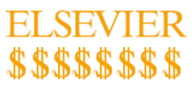 Elsevier-Logo mit Dollarzeichen