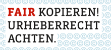 Logo der SBVV-Kampagne 'Fair kopieren - Urheberrecht achten'