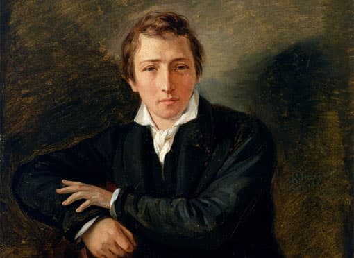Heinrich Heine: Gemälde von Moritz Daniel Oppenheim, 1831