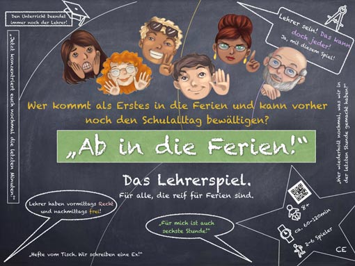 Verpackungsbild des Lehrerspiels »Ab in die Ferien!«