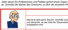 lerngut Lernwerkstatt Europäische Union - Beispielausschnitt