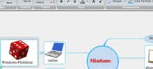 Mindomo-Mindmap-Online-Tool: Ausschnitt eines Screenshots