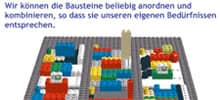 Ausschnitt aus Folie 20 der Slideshare-Präsentation 'Moodle erklaert mit Lego'