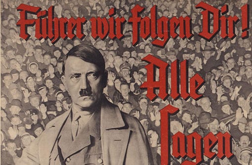 Nationalsozialistisches Propagandaplakat: Führer wir folgen dir (Ausschnitt)