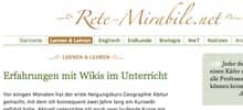 Screenshot von rete-mirabile.net