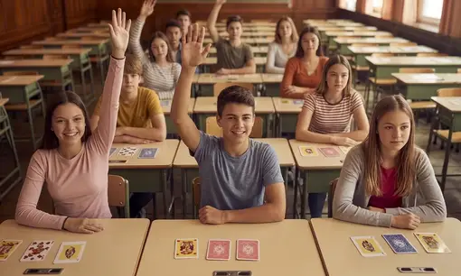 Spielkarten, Ausschnitt