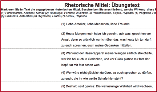 Stilmittel es ist der liebe milde zeit Stilmittel im