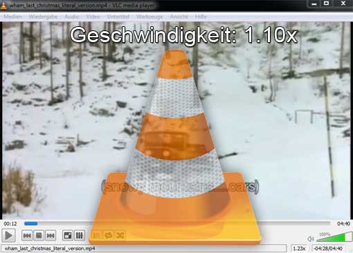 VLC-Player mit Logo