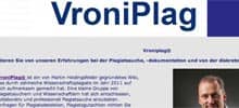 Screenshot der Website VroniPlag