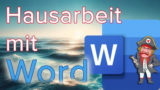 Teaser »Hausarbeit mit Word«, feat. Käpt'n Teach