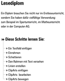 Vorschau zweite Kapitelseite: die Techniken