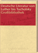 Cover der DVD-ROM 'Deutsche Literatur von Luther bis Tucholsky'