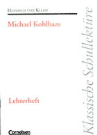 Cover vom Unterrichtskommentar 'Heinrich v. Kleist - Michael Kohlhaas', Cornelsen-Verlag
