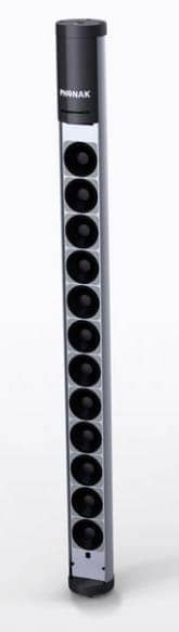 12er-Lautsprecher aus dem Dynamic SoundField-System der Fa. Phonak