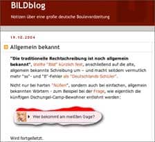 Vorschau BILDblog - Rechtschreibfehler in der Bild