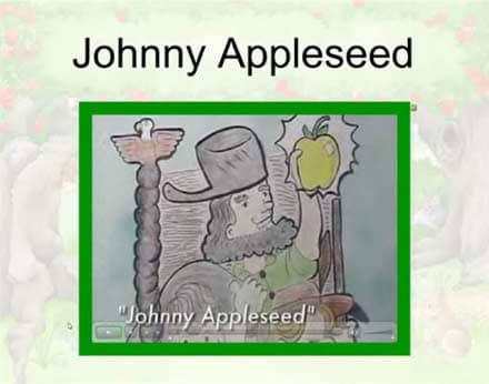 SMARTBoard-Einheit 'Appleseed', Screenshot 4: Johnny Appleseed