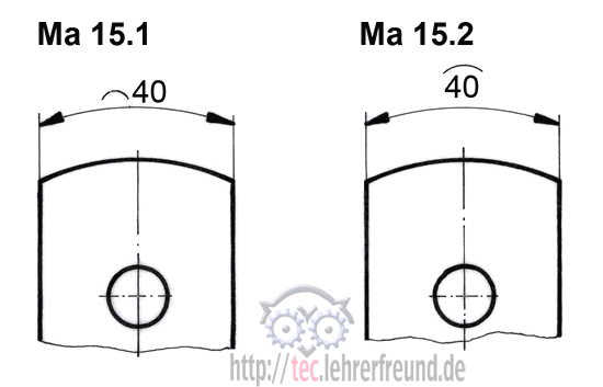 Ma 15 - Bögen bemaßen