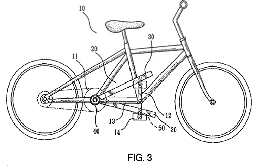 Das patentierte Fahrrad