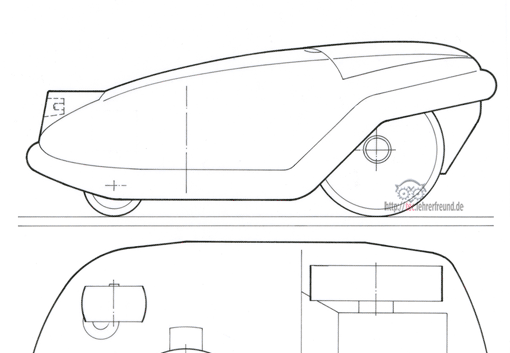Mähroboter, technische Zeichnung, Vorschaubild