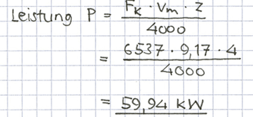 Motorleistung berechnen, Vorschaubild